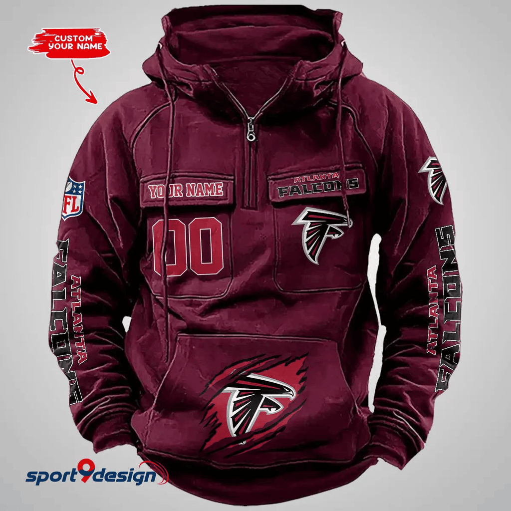 Atlanta Falcons Vintage Men Hoodie AZVMHD151