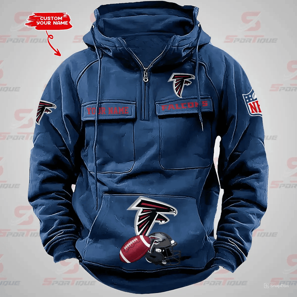 Atlanta Falcons Vintage Men Hoodie AZVMHD355