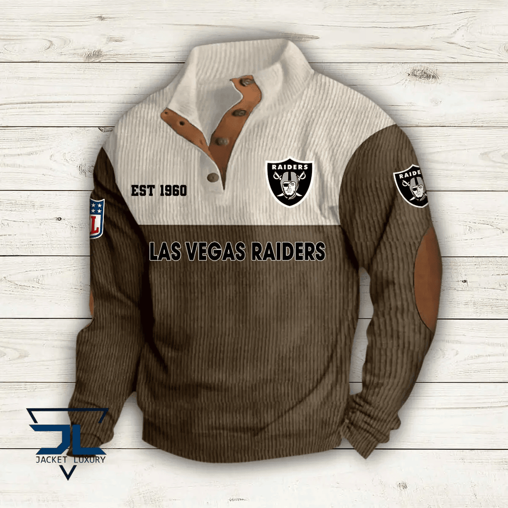 Las Vegas Raiders Premium Personalized Game-Day Pullover S9DBSCH113