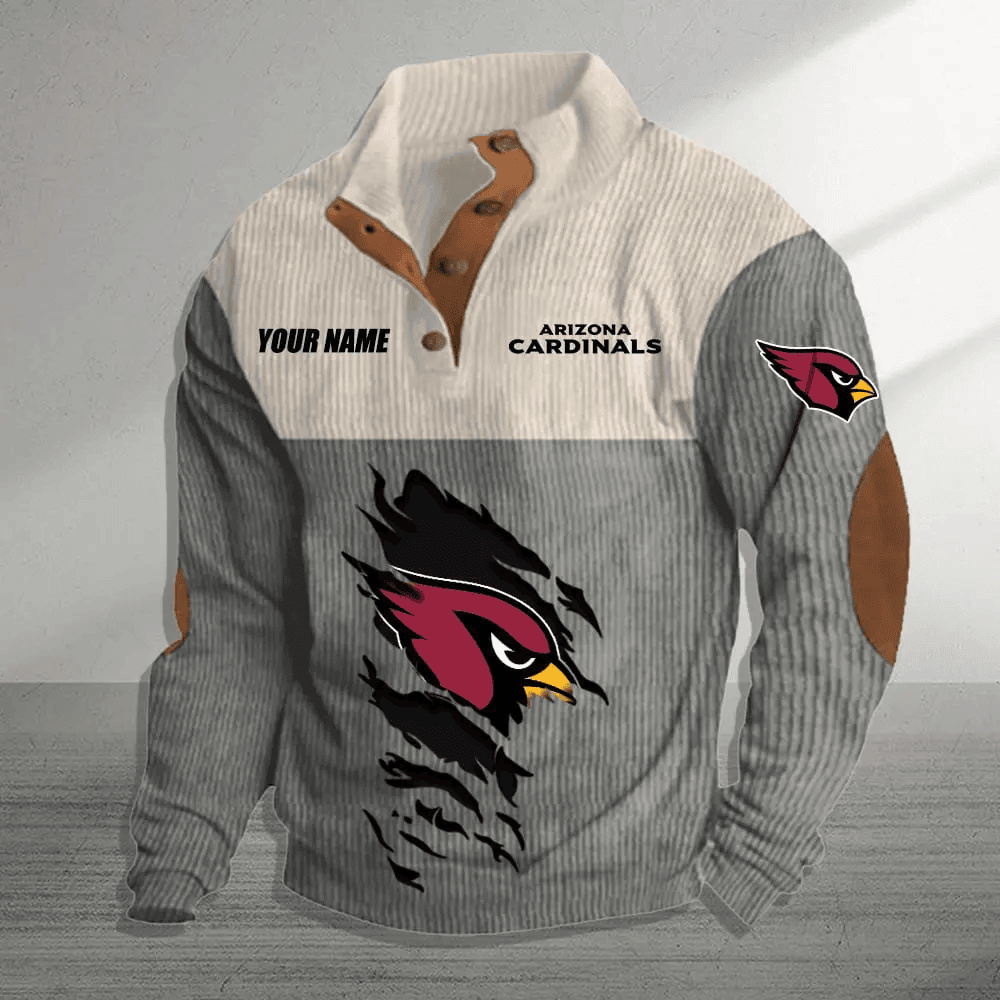 Arizona Cardinals Premium Personalized Game-Day Pullover S9DBSCH129