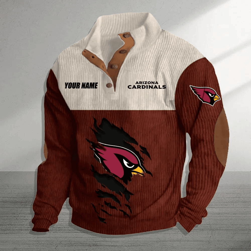 Arizona Cardinals Premium Personalized Game-Day Pullover S9DBSCH129