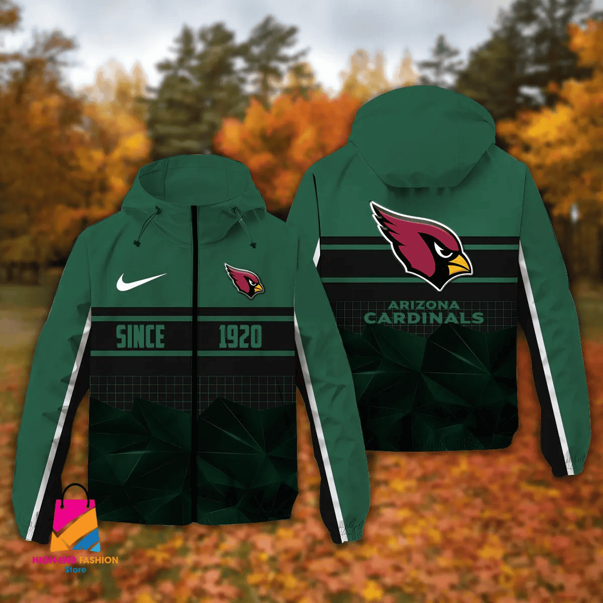 Arizona Cardinals Windbreaker Outdoor Jacket Sport Fan Gift NNPRJ910