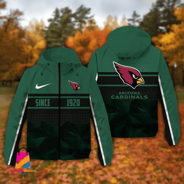 Arizona Cardinals Windbreaker Outdoor Jacket Sport Fan Gift NNPRJ910
