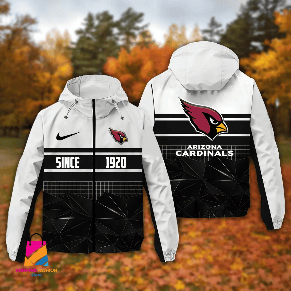 Arizona Cardinals Windbreaker Outdoor Jacket Sport Fan Gift NNPRJ910