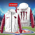 Arizona Cardinals Custom Windbreaker Outdoor Jacket Sport Fan Gift SPTWJACKET033