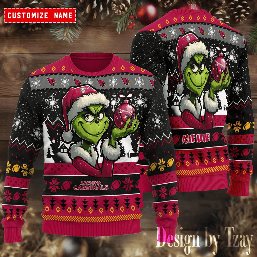 Arizona Cardinals Christmas Woolen Sweater BGSWT410