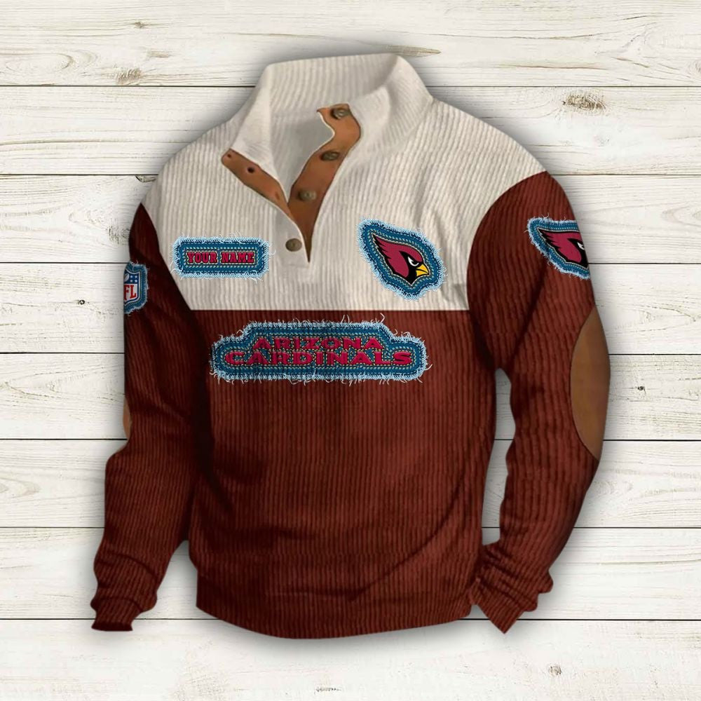 Arizona Cardinals Premium Personalized Game-Day Pullover S9DBSCH161