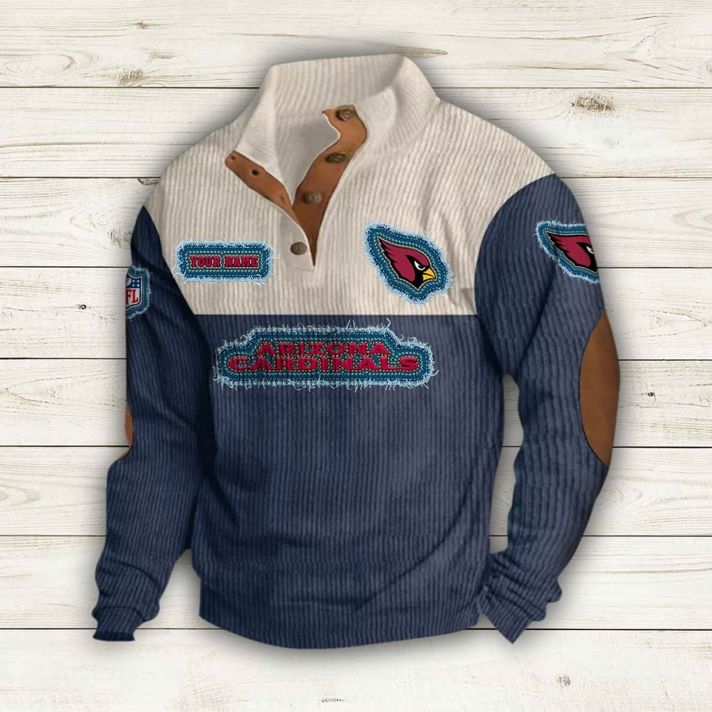 Arizona Cardinals Premium Personalized Game-Day Pullover S9DBSCH161
