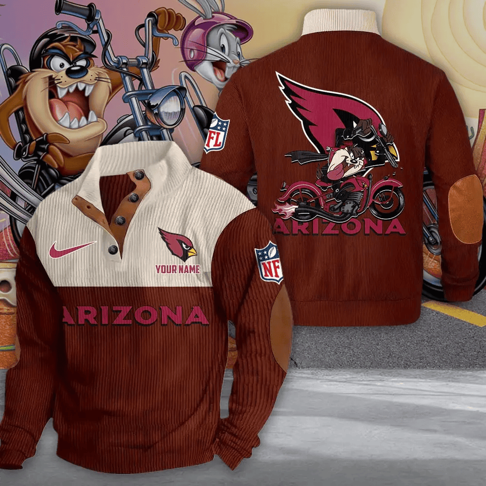 Arizona Cardinals NNSH0451 Premium Personalized Game-Day Pullovers