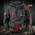 SPTS9HLUH097-Arizona Cardinals Men's Hooded Lace-up Hoodie