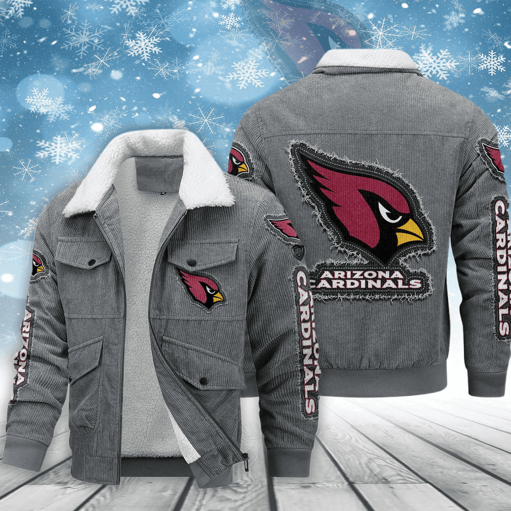 Arizona Cardinals Men's Thickened Corduroy Jacket ANZVITCJ001