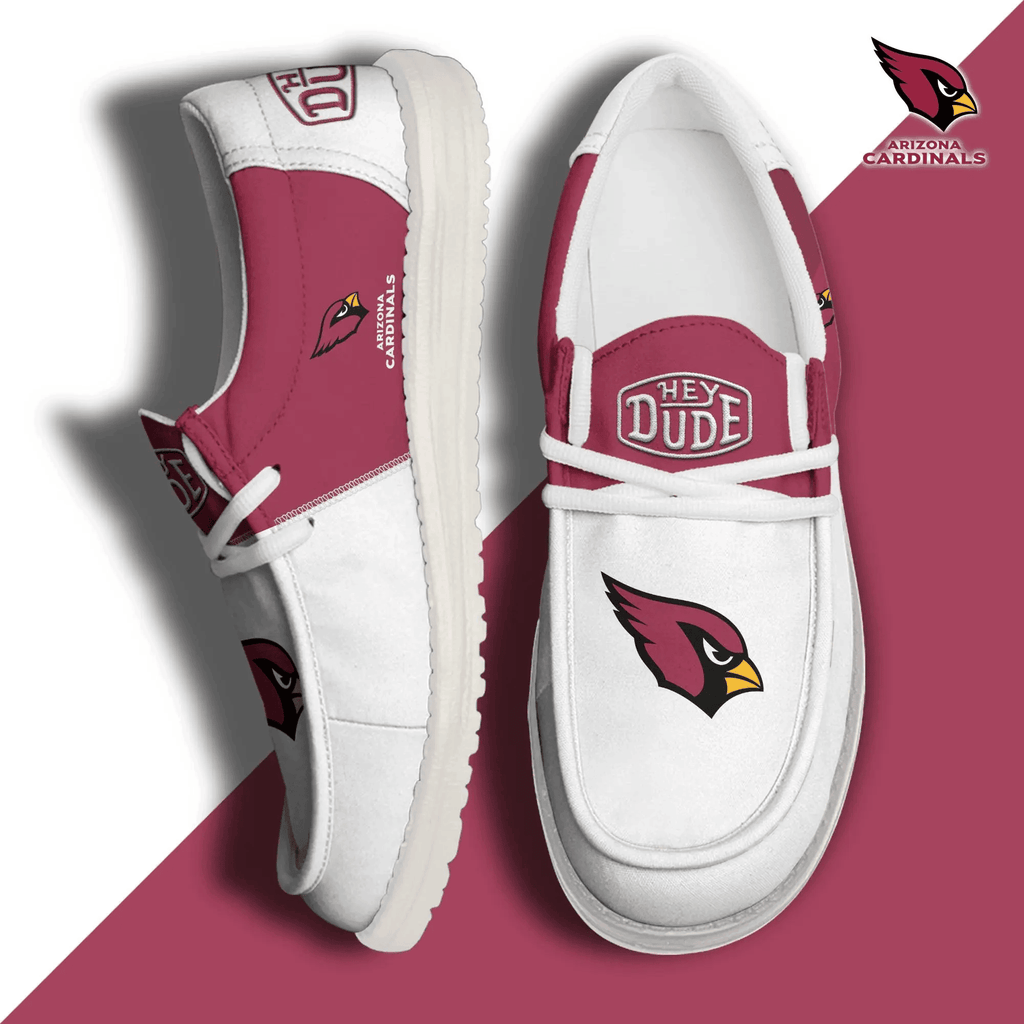 Arizona Cardinals Personalized Moccasin Slippers – Hey Dude Shoes Style AZCHDUDE249