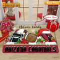 Arizona Cardinals Christmas Personalized Doormat BGDMM504