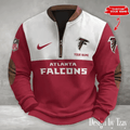 S9MPZNS111-Atlanta Falcons Premium Personalized Game-Day Quarter-Zip