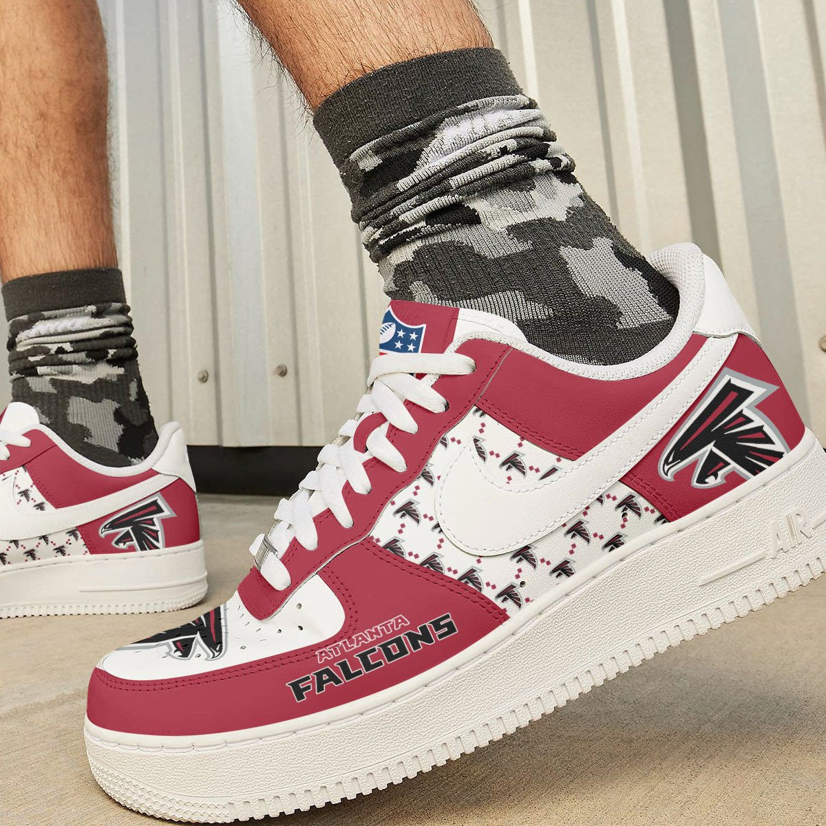 Atlanta Falcons Personalized AF1 Shoes 1408 BGAF1S466