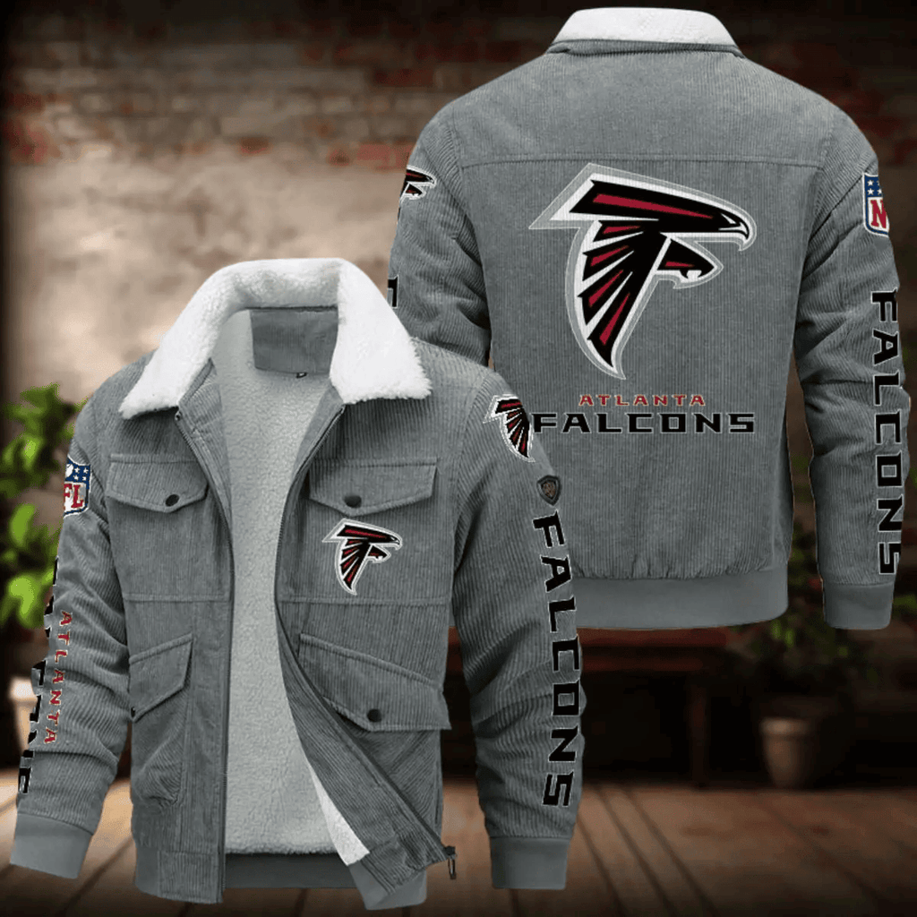 Atlanta Falcons Men's Thickened Corduroy Jacket ANZTCJ002