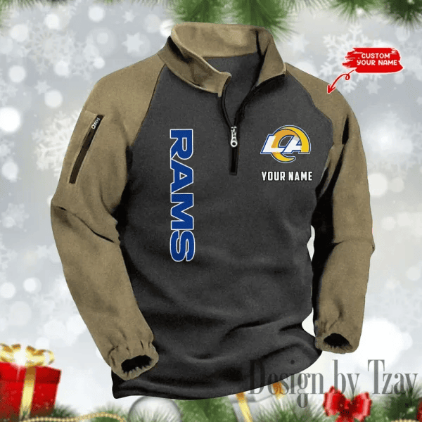 Los Angeles Rams Men's Winter Warm Fleece Sweatshirts SPTWWFS051