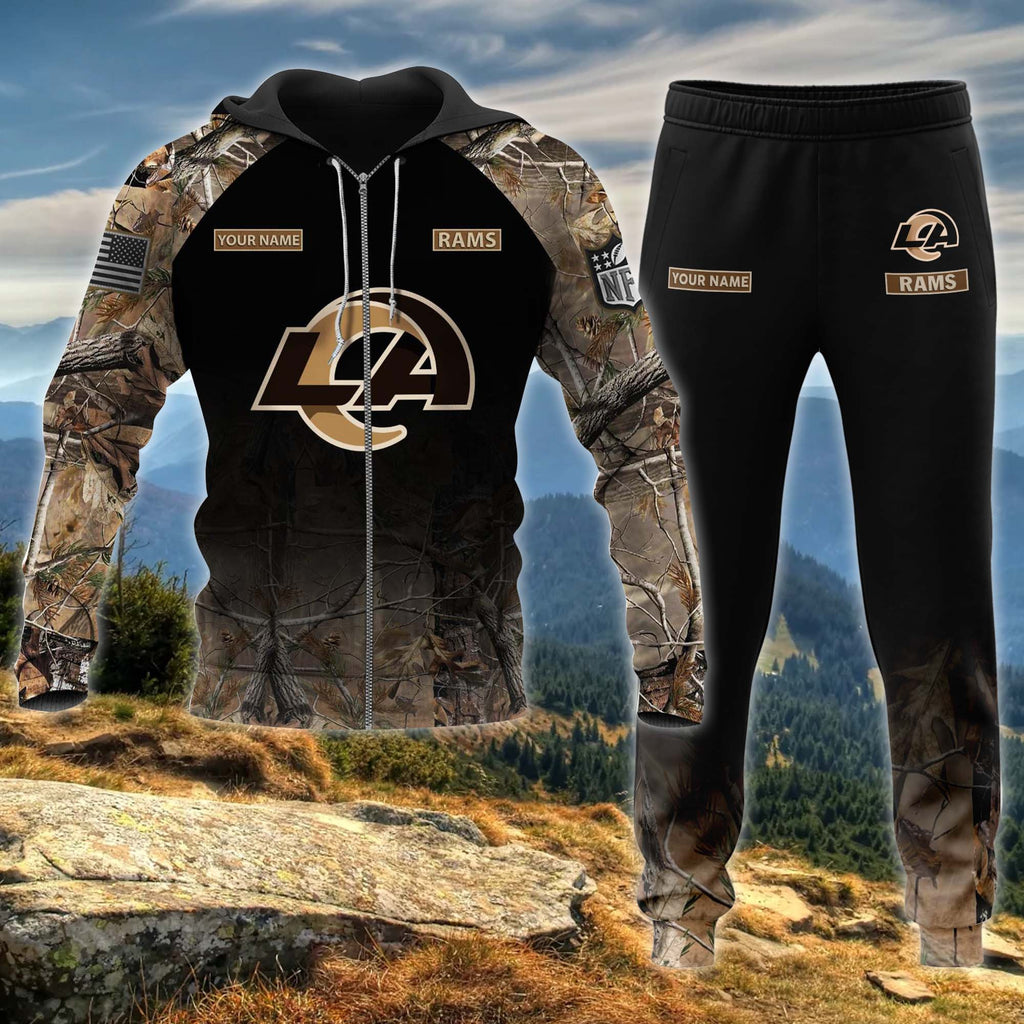 Los Angeles Rams All Over Printed T-shirt Sweatshirt Hoodie Joggers AZHD019