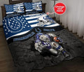 Indianapolis Colts Personalized Quilt Set BG14