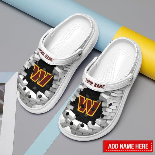 Washington Commanders Personalized Limited Clog BGCR394