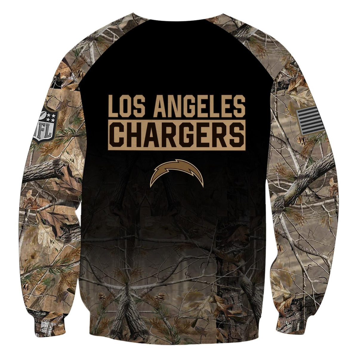 Los Angeles Chargers All Over Printed T-shirt Sweatshirt Hoodie Joggers AZHD018
