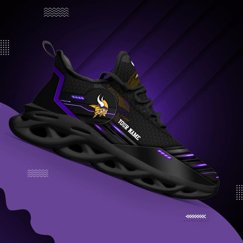 Minnesota Vikings Personalized Yezy Running Sneakers SPD30