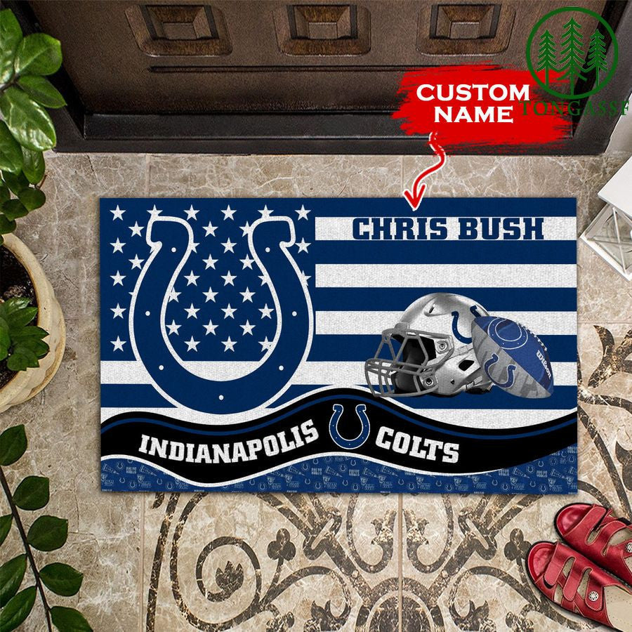 Indianapolis Colts Personalized Doormat BGDMM593