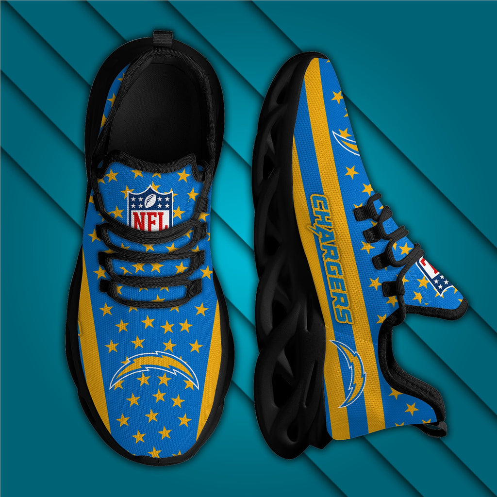 Los Angeles Chargers Yezy Running Sneakers 45