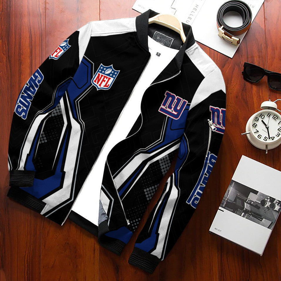 New York Giants Personalized Bomber Jacket BGBBJ979A