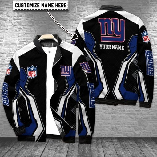 New York Giants Personalized Bomber Jacket BGBBJ979A
