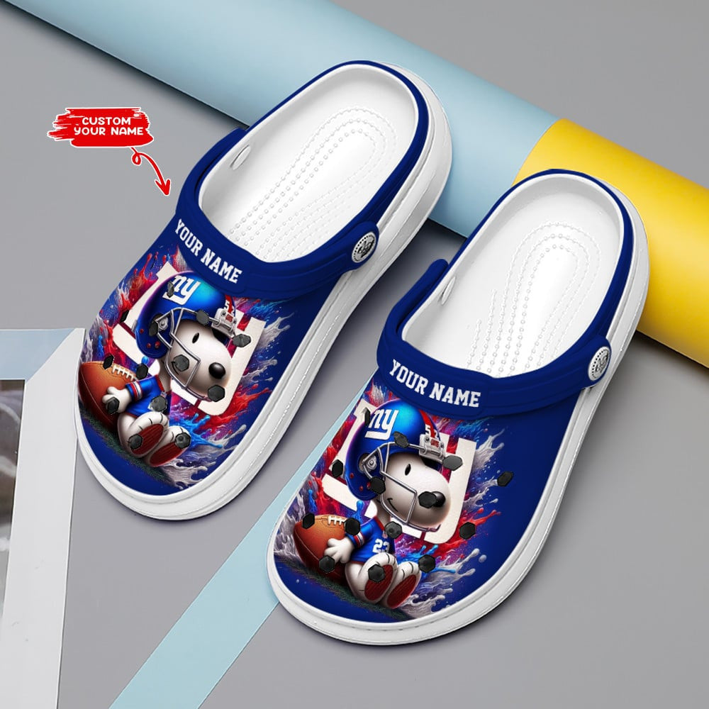 New York Giants Personalized Limited Clog BGCR370A