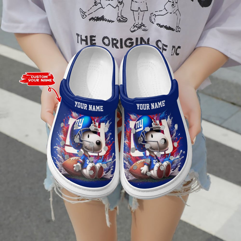 New York Giants Personalized Limited Clog BGCR370A