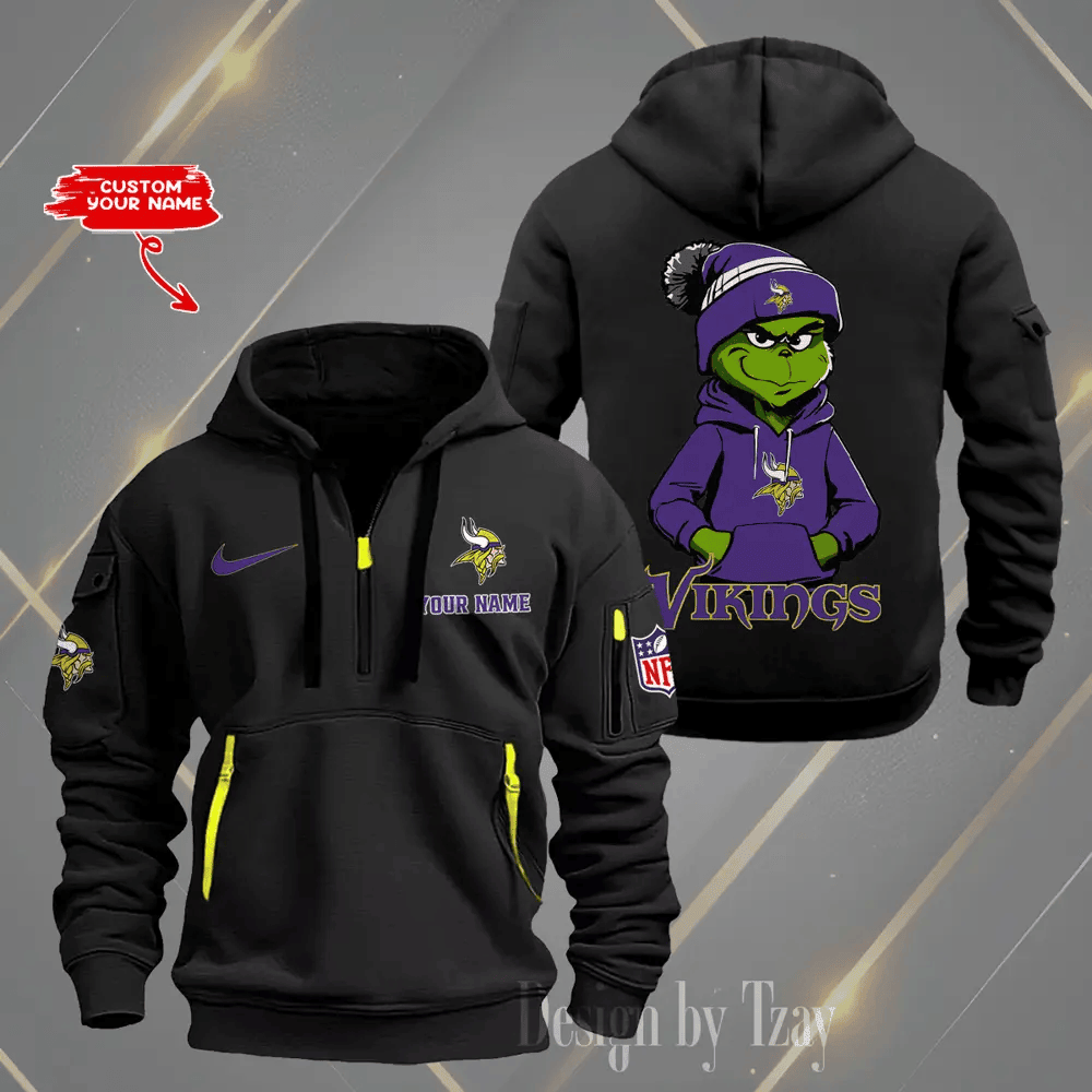 Minnesota Vikings Heavy Hoodies AZHEAVYHD1A