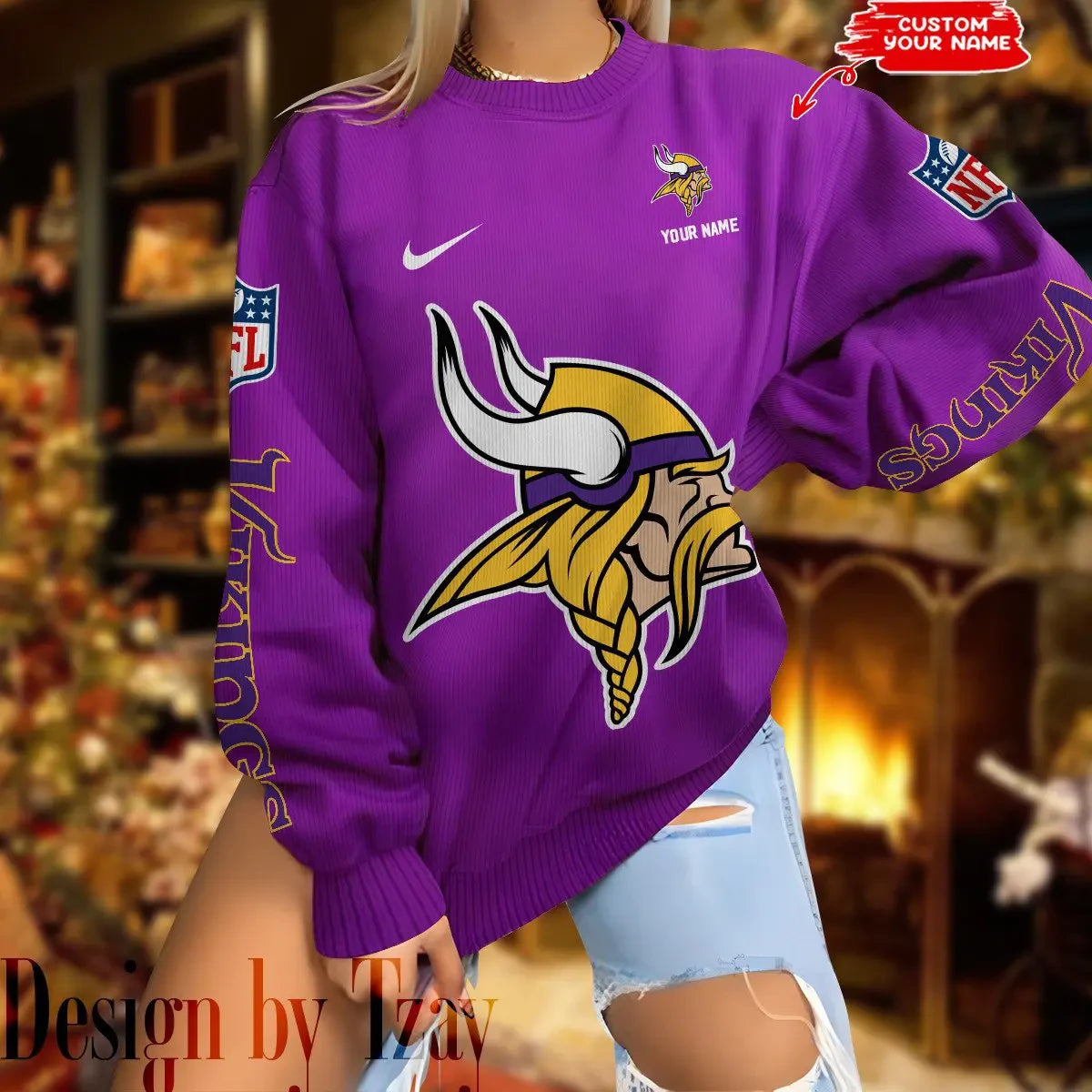 Minnesota Vikings New Woolen Sweater BGSWT205