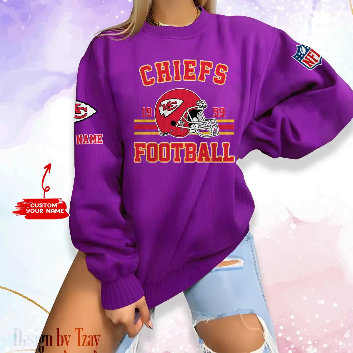 Kansas City Chiefs Personalized Fashion Design New Woolen Sweater BGSWT232