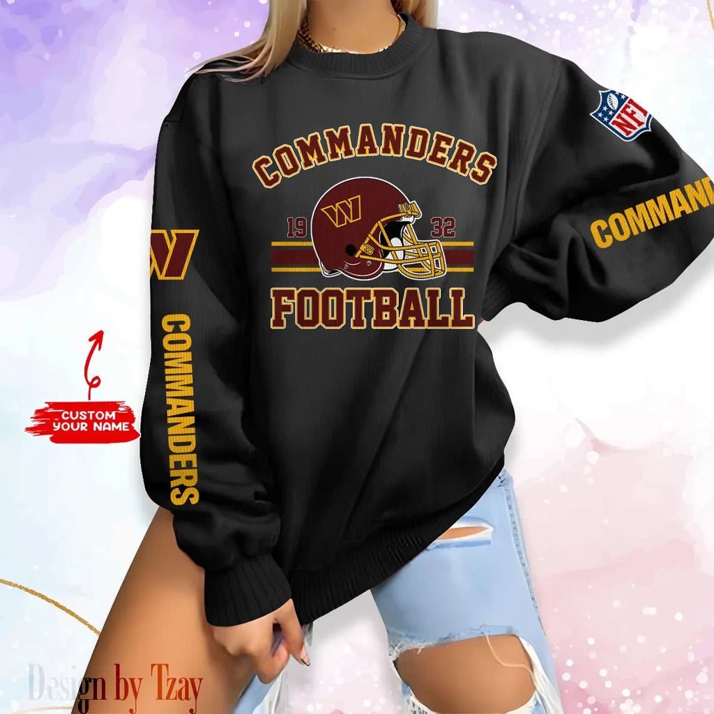 Washington Commanders Personalized Fashion Design New Woolen Sweater BGSWT248