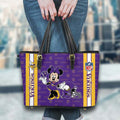 Minnesota Vikings Women Leather Tote Hand Bag BB31