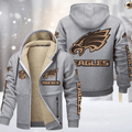 Philadelphia Eagles DMTZ0863 Premium Sherpa-Lined Winter Hoodie – Personalized Edition