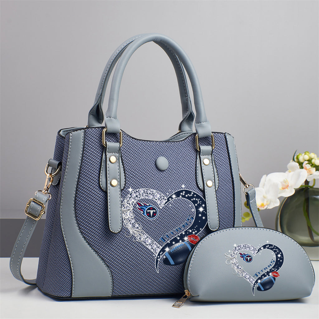 Emerald Tote — Free Wristlet Included Tennessee Titans PUHA031