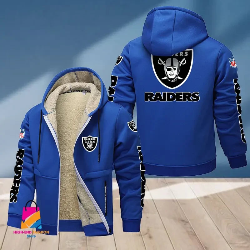 Las Vegas Raiders Multicolor Premium Thick Zip-Up Hoodie ANZTZH017
