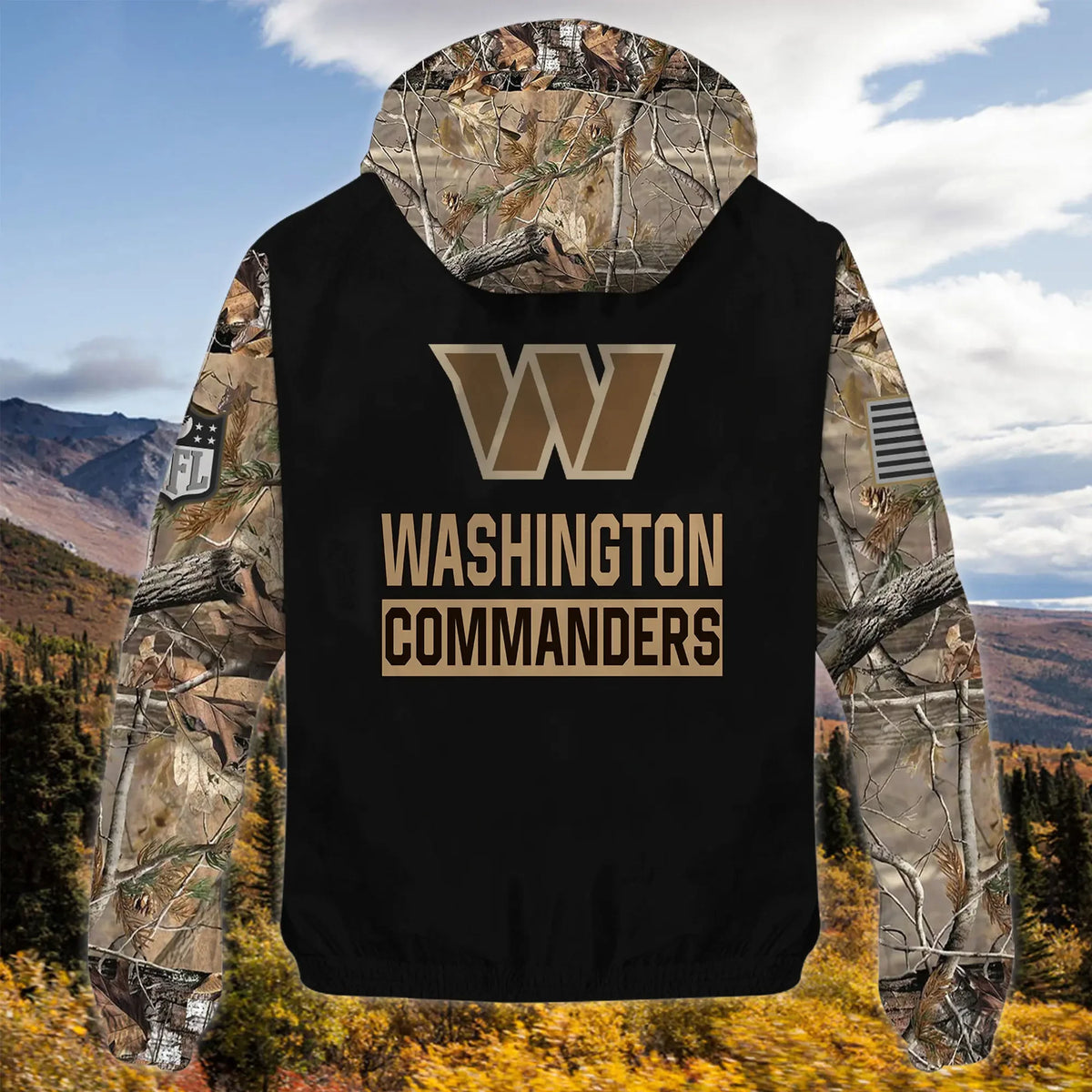 Washington Commanders Custom Windbreaker Outdoor Jacket Sport Fan Gift SPTWJACKET096
