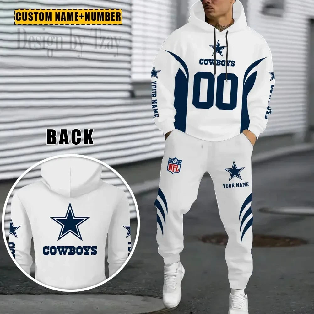 Dallas Cowboys Combo Hoodie And Sweatpants Gift For Fan AZHD1025