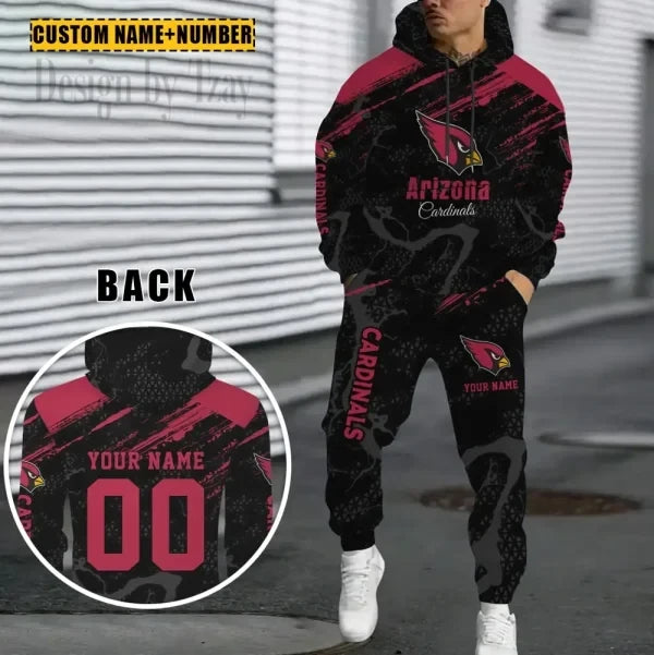 Arizona Cardinals Combo Hoodie And Sweatpants Gift For Fan AZHD1050