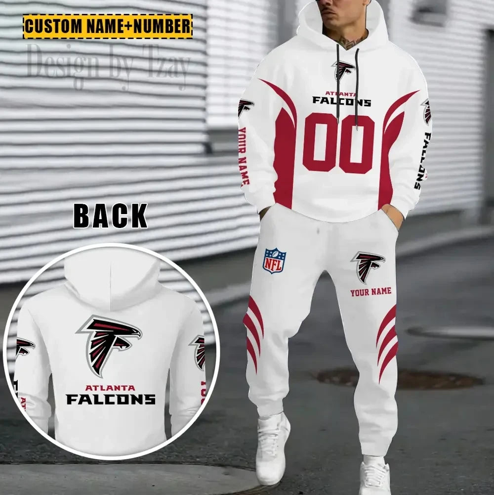 Atlanta Falcons Combo Hoodie And Sweatpants Gift For Fan AZHD1018