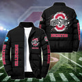 Ohio State Buckeyes Puffer Jacket Custom Your Name , Sport Jacket, FootBall Fan Gifts EHIVM-52774
